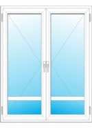 uPVC Window System Price List balcony door floating mullion