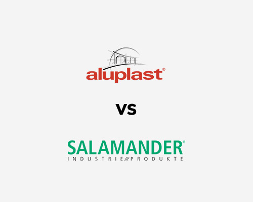 Aluplast vs Salamander windows – comparison
