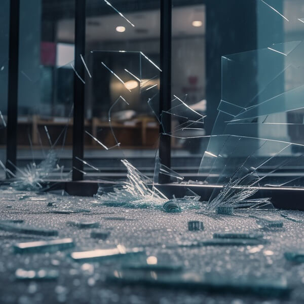 broken glass