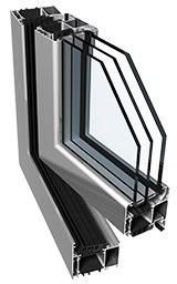 ponzio pe78 thermal insulation aluminiums window