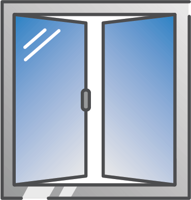 ikona okno aluminiowe casement