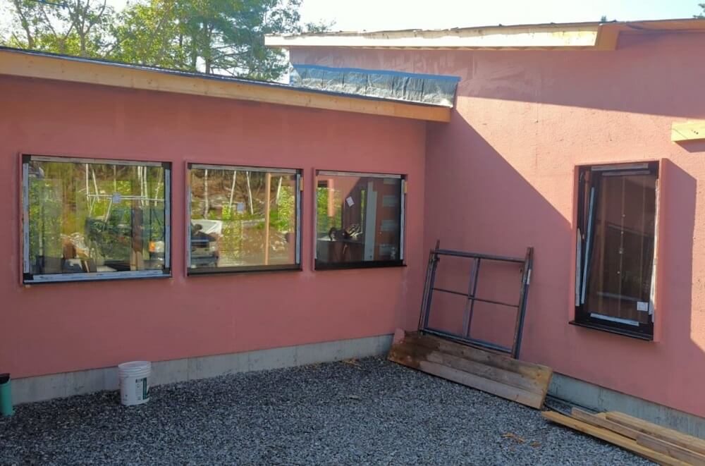 European tilt and turn windows Aluprof in Maine