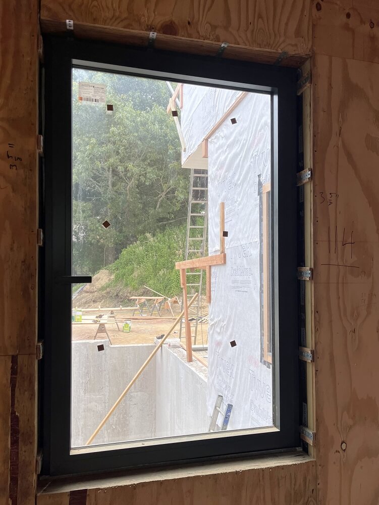 European tilt and turn windows Aluprof in New York inside