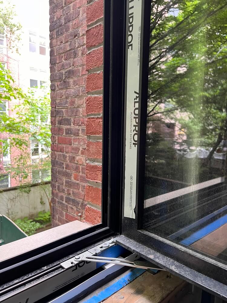 Aluprof windows opening inwards