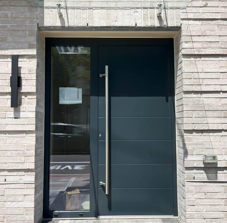 new jersey aluminum entry doors mb86n from poland outside view