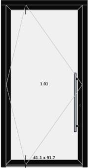 Cortizo Millenium Plus Glass Door