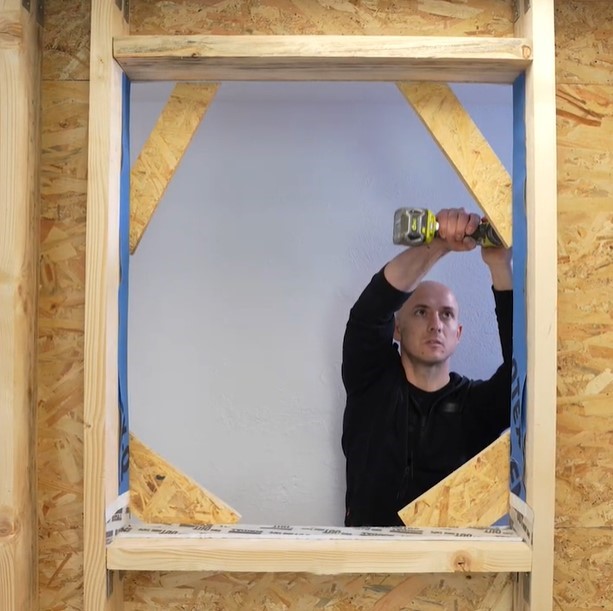 prepare the window placement