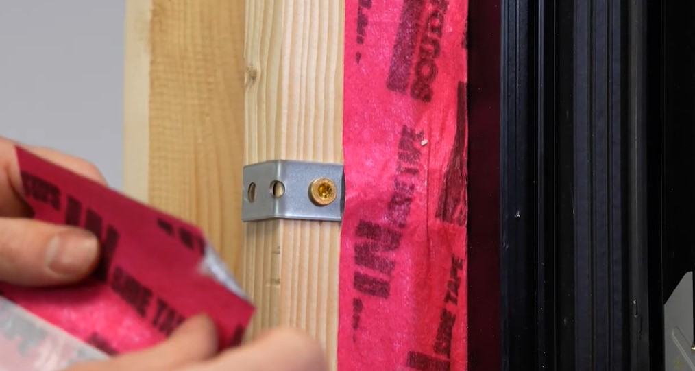 applying inner tape european window installation